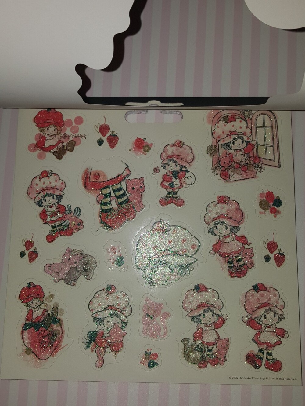 The World of Strawberry Shortcake Stickerland Embellished Stickers - Red & Pink - Picture 4 of 8